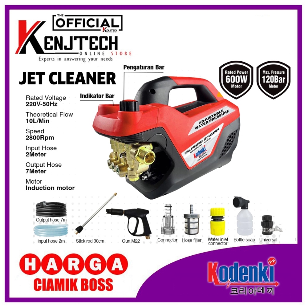 Jet cleaner  kodenki KDK 8120 original dan Jet cleaner Proquip elite 3000