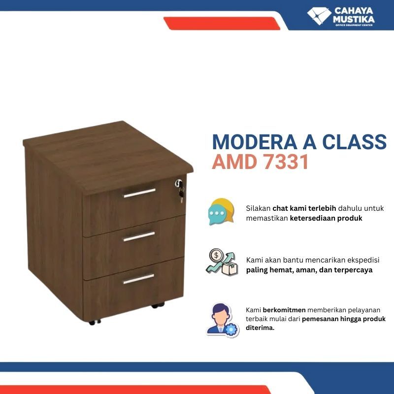 Laci Meja Kantor Murah/Laci Meja Dorong/Laci Meja Pisah/Laci Meja di Malang Modera A Class AMD 7331