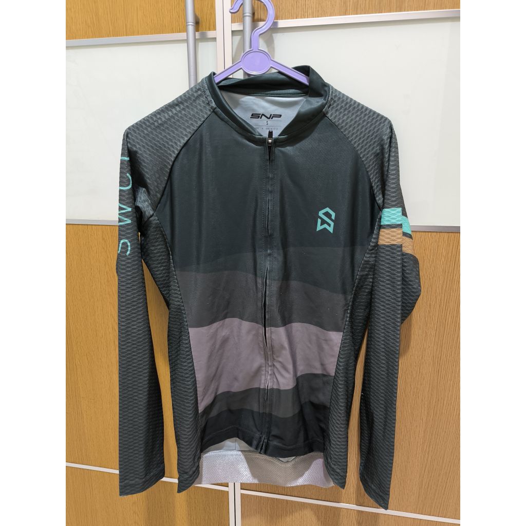 Jersey SNP roadbike sepeda size S wanita preloved