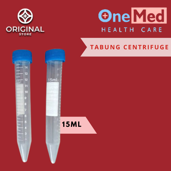 Tabung Centrifuge 15ml Onemed – Centrifuge Tube Laboratorium Eceran Alat Medis Original