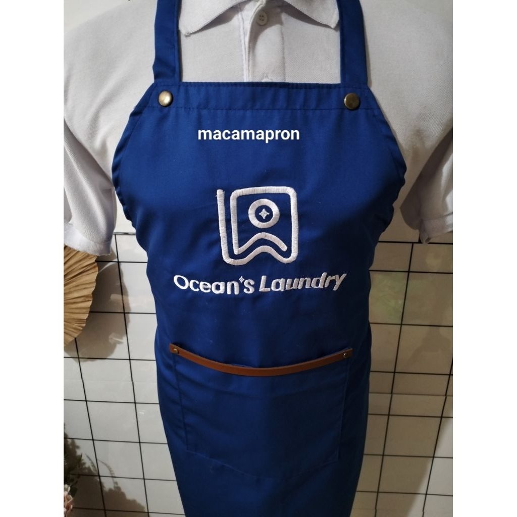 Apron Variasi Custom/Apron Barista FREE CUSTOM LOGO