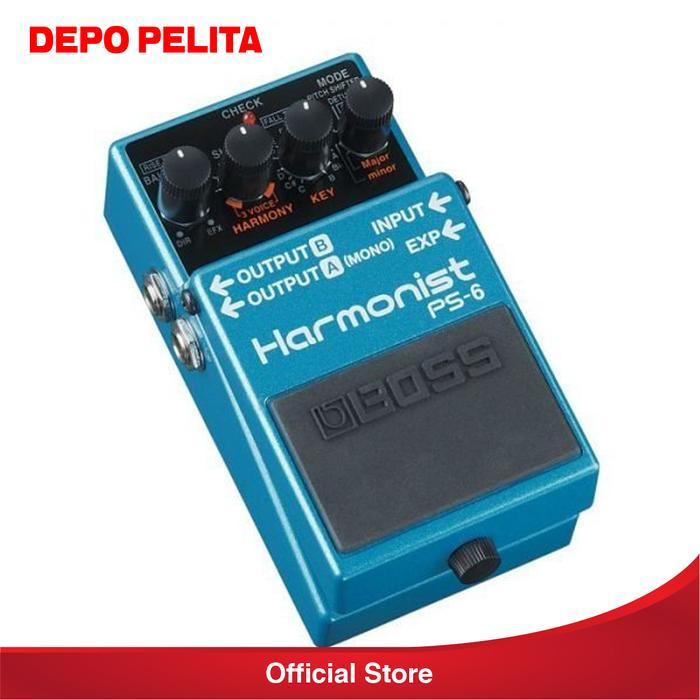 Boss PS 6 Harmonist Pitch Shifter Guitar Effects Pedal Efek Gitar Listrik