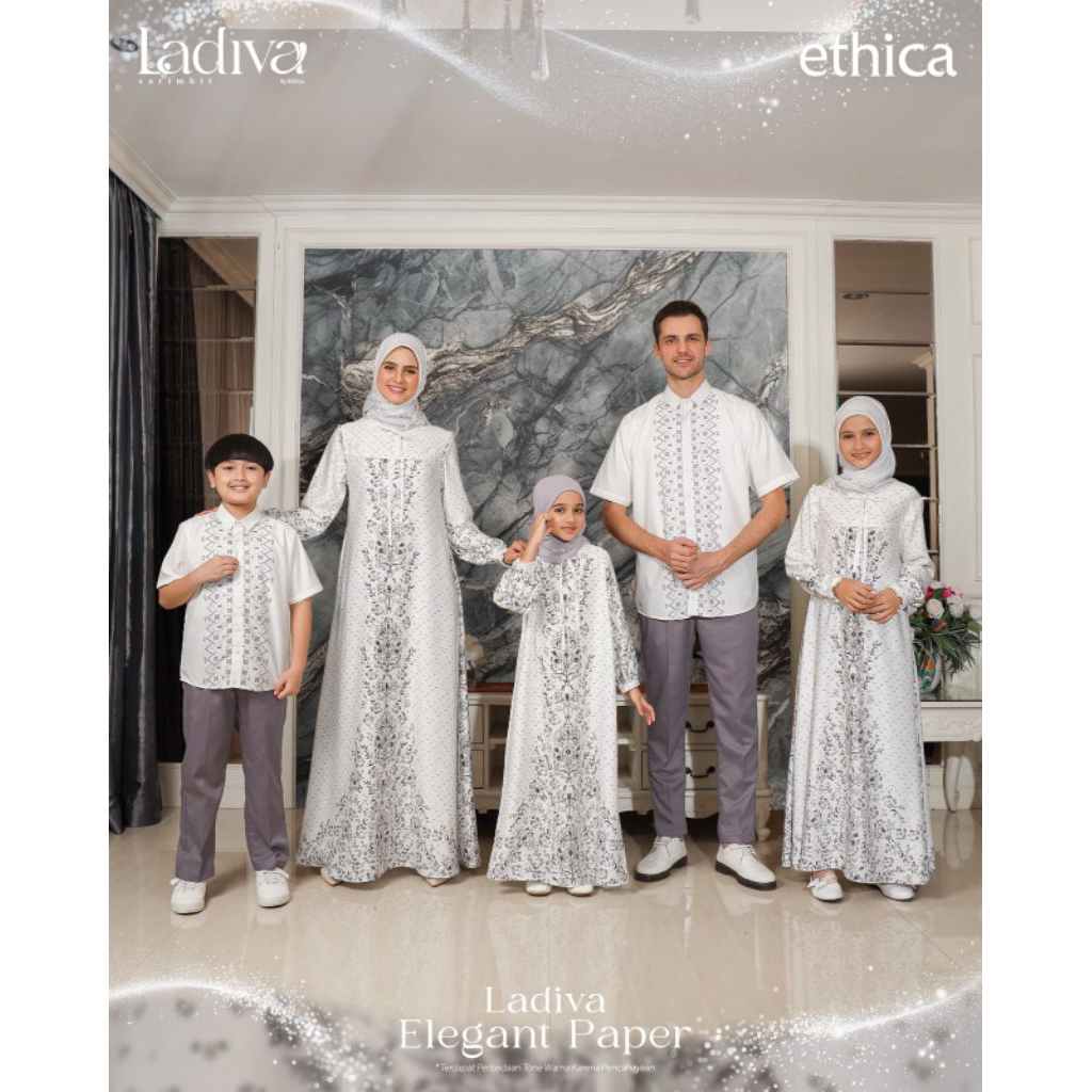 SARIMBIT LADIVA ELEGANT PAPER BY ETHICA 2026/SARIMBIT LEBARAN/SARIMBIT KELUARGA/GAMIS DAN KOKO/SARIM
