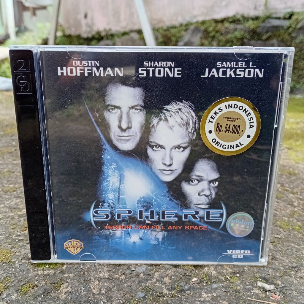VCD Sphere Sharon Stone (1998) Teks Indonesia Original Warner Bros Pictures VideoCD Mulus