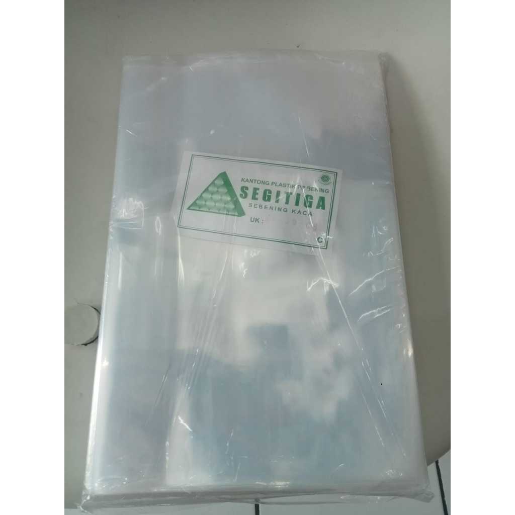 20x30 plastik bening PP tebal 0.8