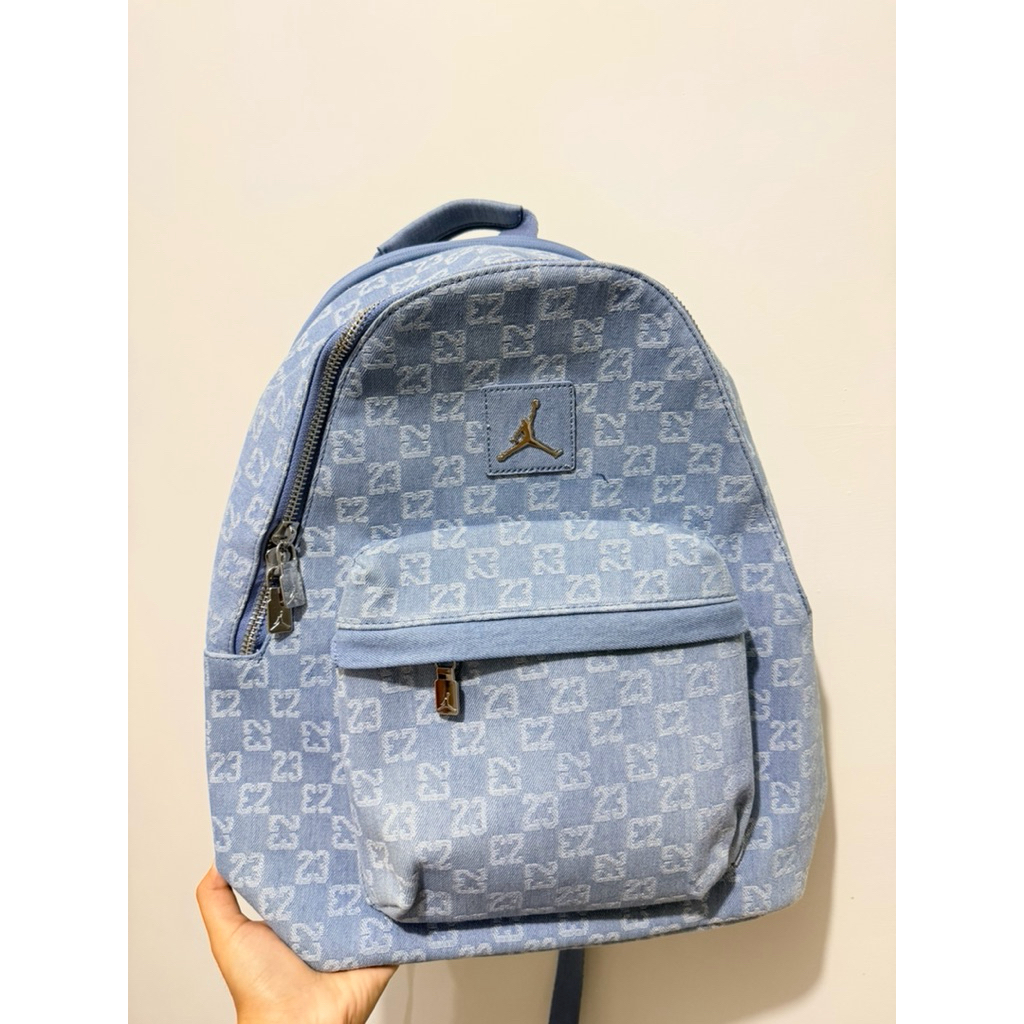 backpack nike air jordan denim original tas punggung sekolah