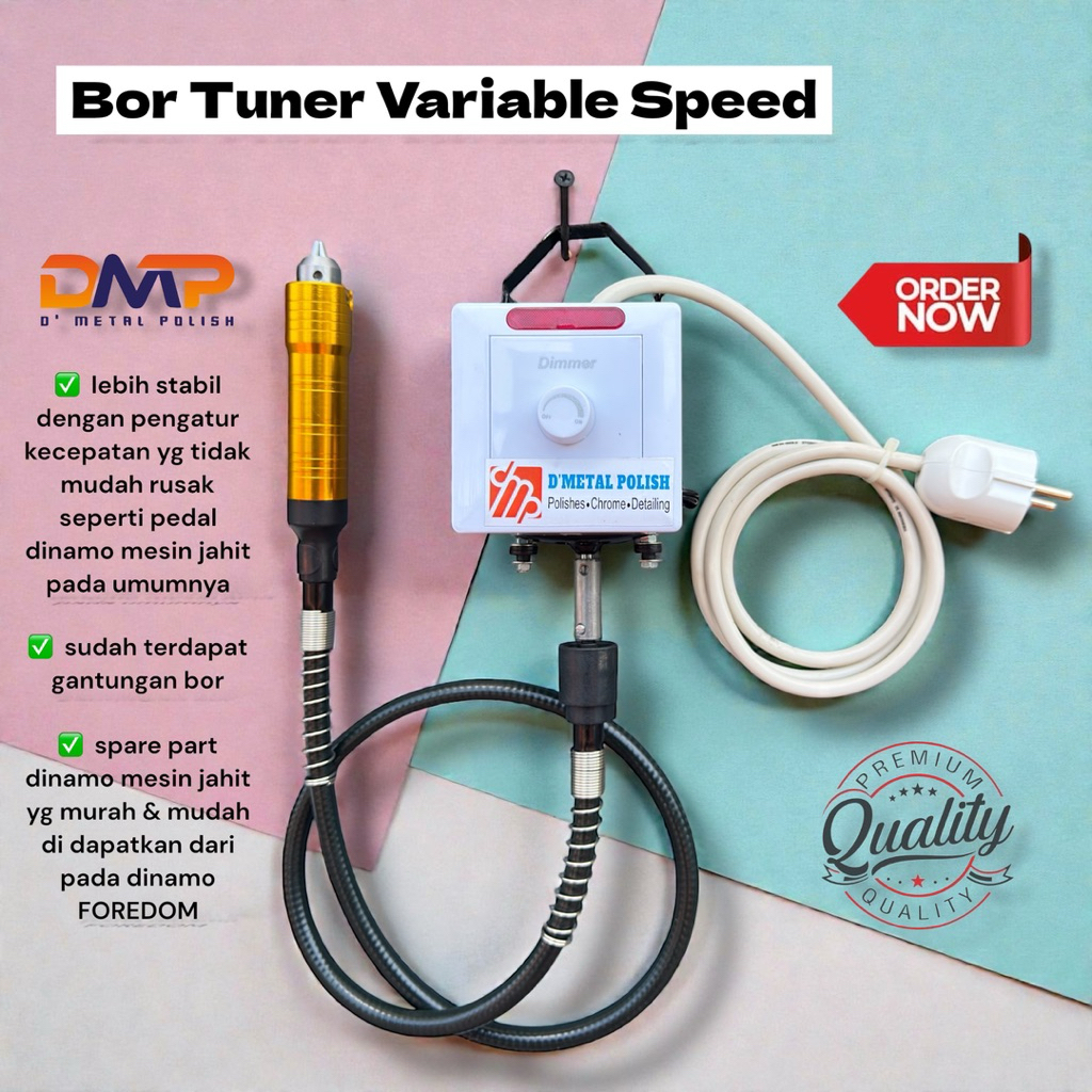 Bor Tuner Dinamo Mesin Jahit Set Type 2 variable speed