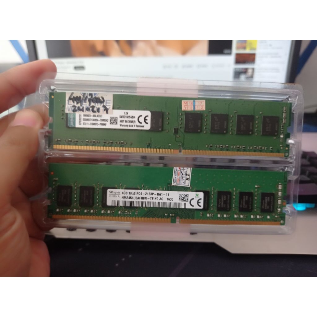 RAM 2x4GB ddr4