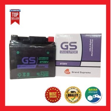 AKI MOTOR PCX NMAX SONIC VARIO GS GTZ6V AKI KERING AKI GS Grand Supreme ACCU KERING ACCU GS ASTRA AK