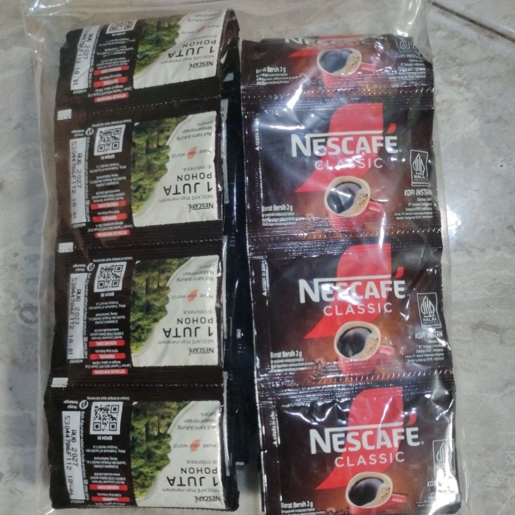 Kopi nescafe classic renteng
