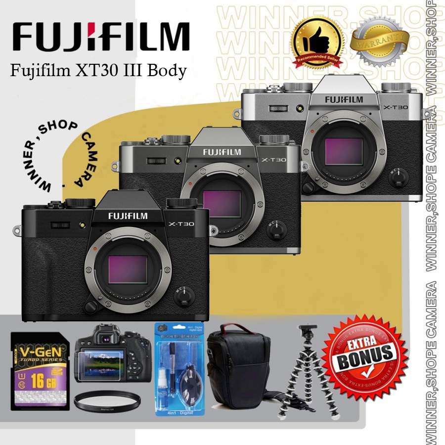 Fujifilm X-T30 II Mirrorless Camera 26.1MP 4K Fujifilm XT30 III Mirrorless Camera Garansi Resmi