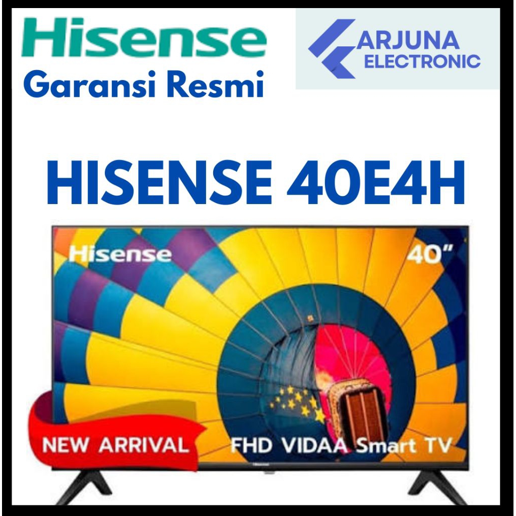 HISENSE 40E4H FHD SMART TV BEZELESS 40 Inch