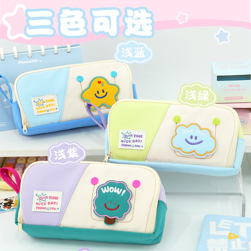 Kotak Pensil / Tempat Pensil / Pencil Case Lucu Model Korea Warna Makaron Pastel