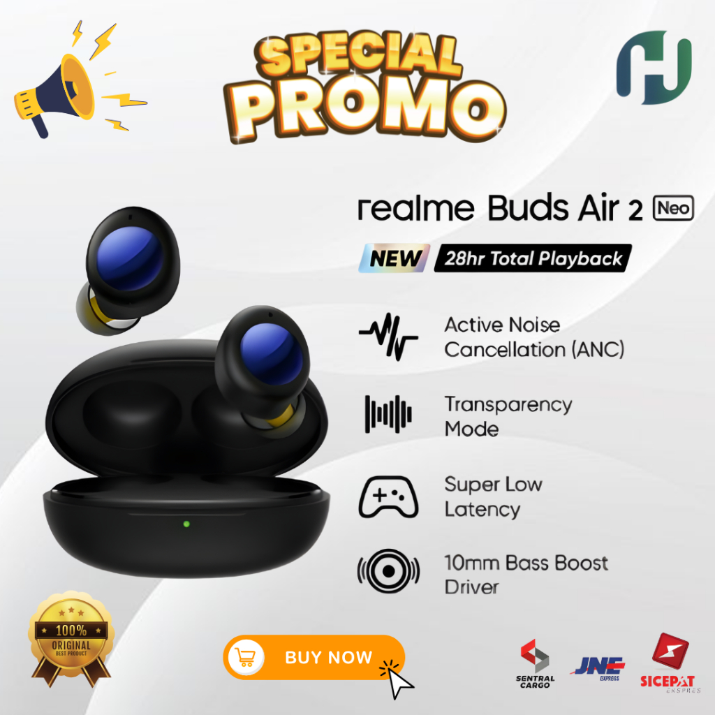 Realme Buds Air 2 Neo | Original 100% | TWS | Second Like New