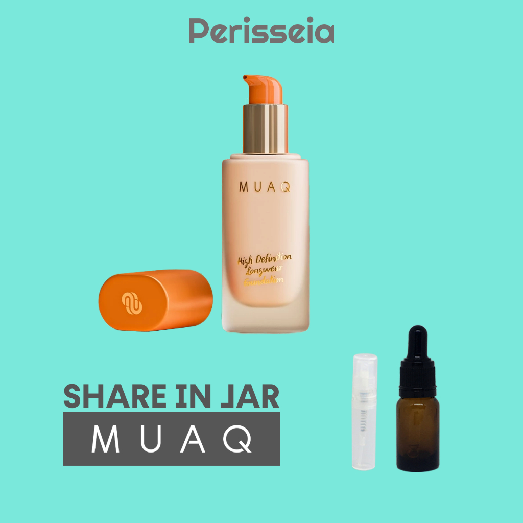 Share in Jar MUAQ High Definition Longwear Foundation Fondation Kalimantan Sumatera