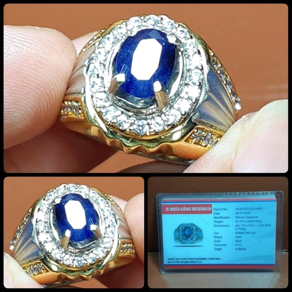 blue sapphire ROYALL Srilanka Ceylon HQ
