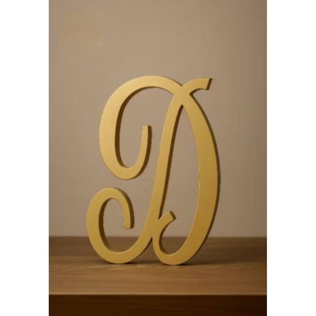 Huruf kayu timbul ( 20cm)