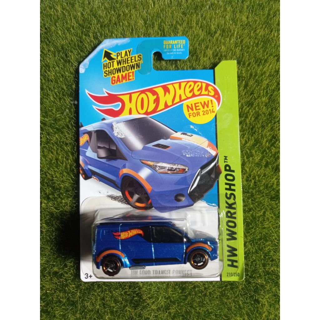 Hot Wheels HW Ford Transit Connect (Stained Card) - HW WORKSHOP™ - Rare Item Collection - Koleksi Ma