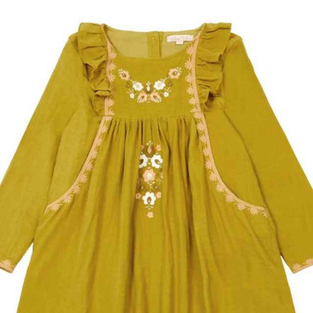 Louise Misha-Dress Embroidery Anak Perempuan-Dress Bayi Perempuan Louise Misha