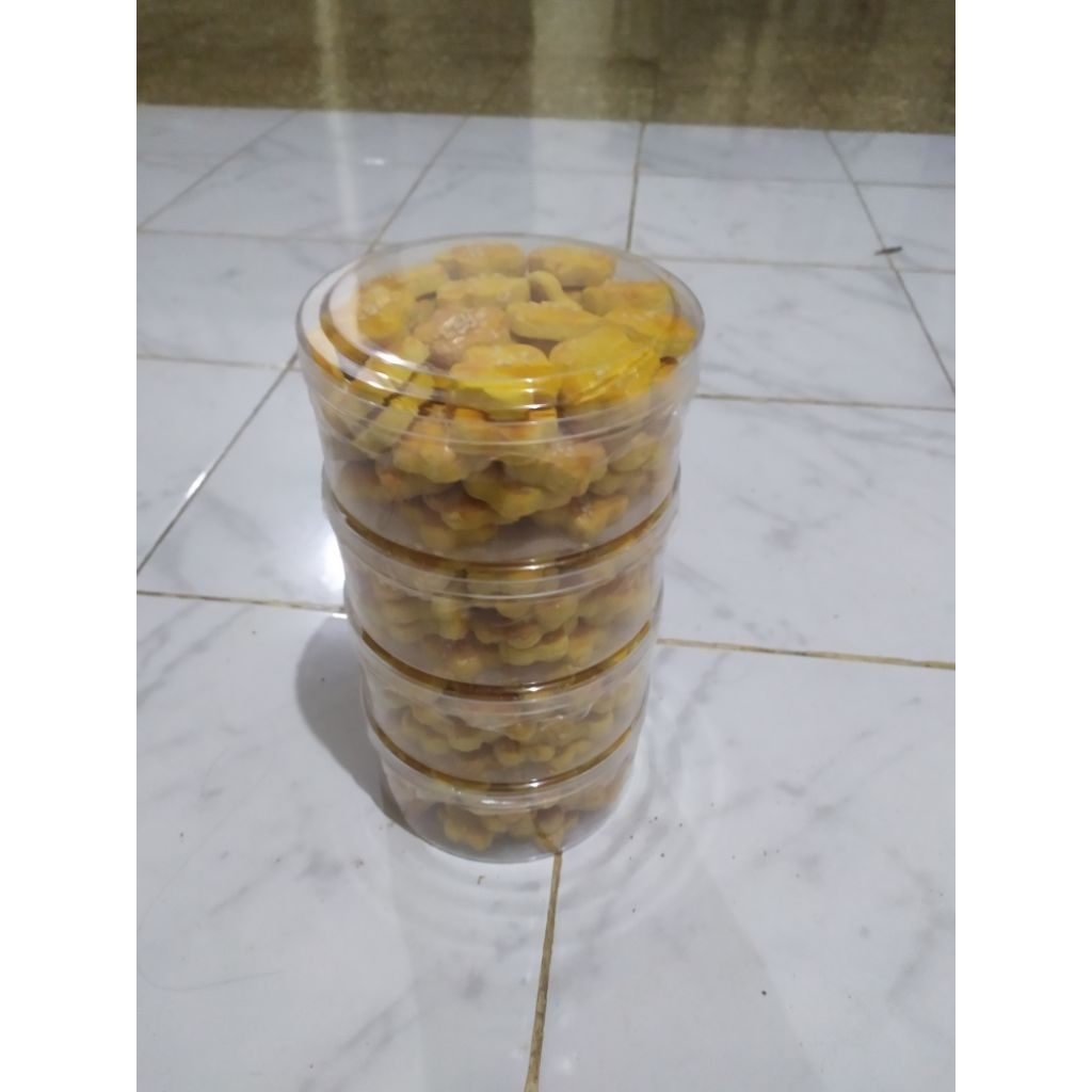kue kacang toples isi berat 250gram