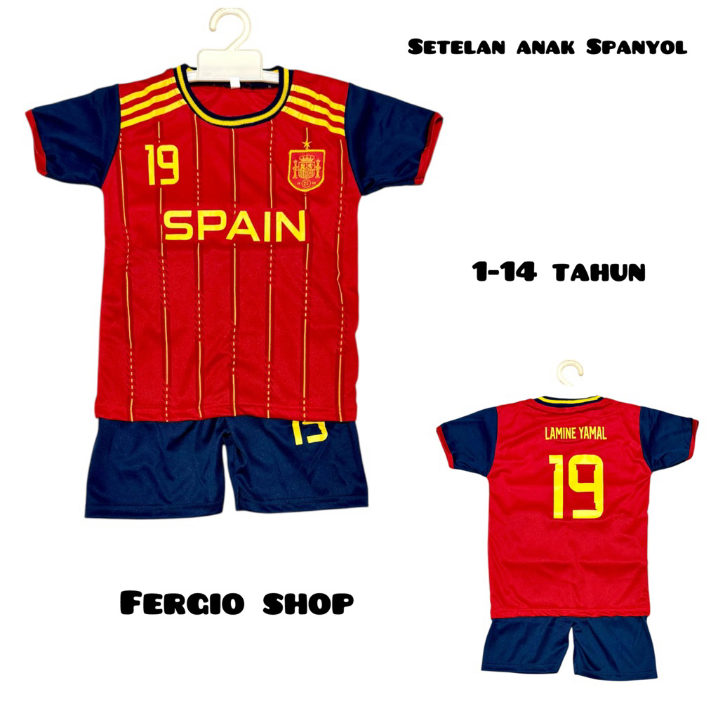 setelan bola anak terbaru  2024/2025 real pict/ kaos bola anak keren terbaru/ baju olahraga anak Spa