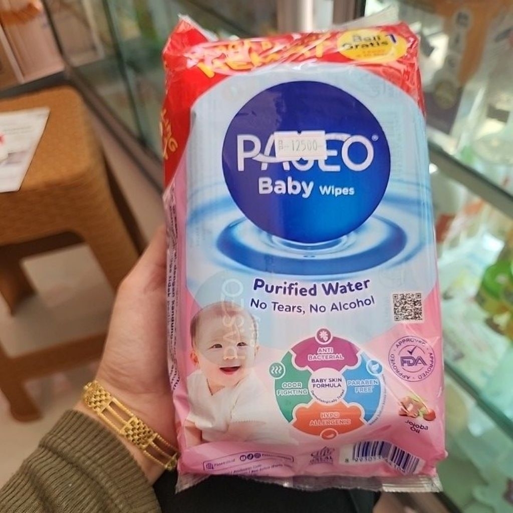tissue basah paseo