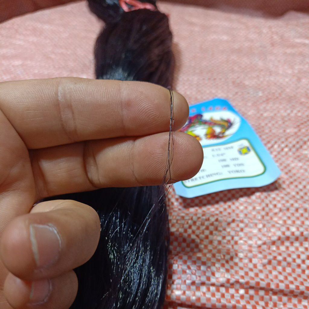 012 Jaring burung hitam 1¾" tinggi 4 meter 100 /100 jaring aja, buat burung sebesar perkutut