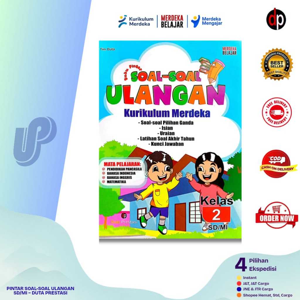 BUKU PINTAR SOAL-SOAL ULANGAN & KUNCI JAWABAN KELAS 2 KURIKULUM PENGGERAK-MERDEKA SD/MI PENERBIT: DU