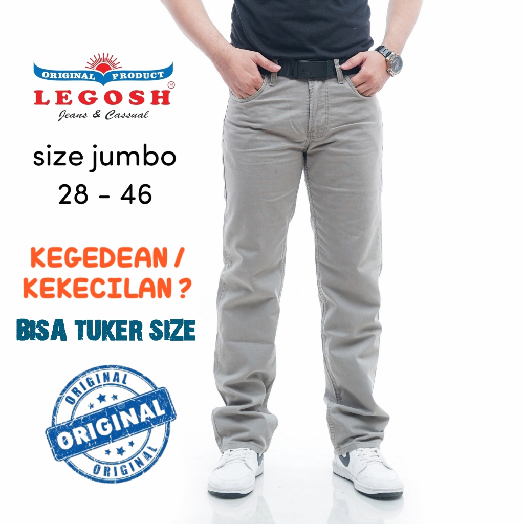 LEGOSH - Celana Kanvas Original Legosh Celana Standart Premium 28/46