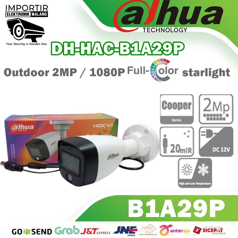 DAHUA FULL COLOR 2MP B1A29P CAMERA CCTV DAHUA FULL COLOR