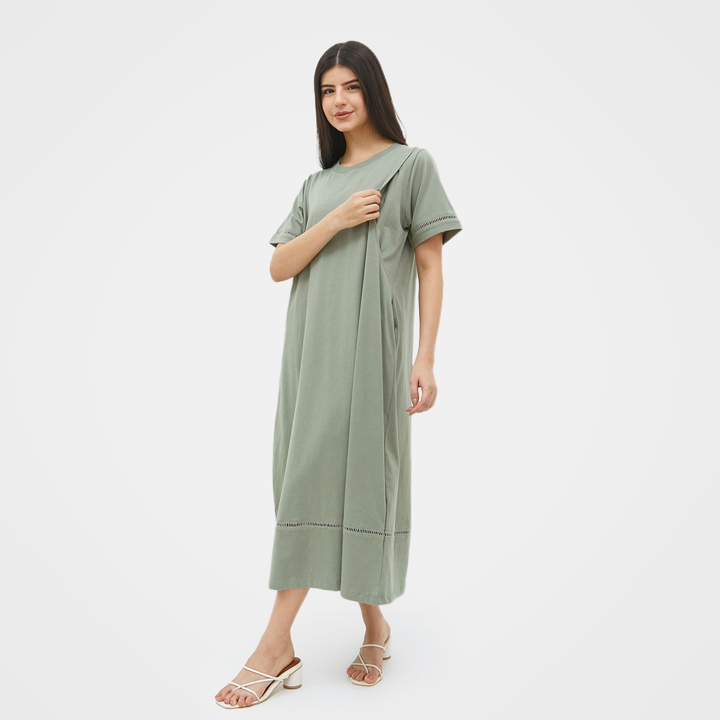 Nyonya Nursing Wear - Ramona - Baju Ibu Hamil Dan Menyusui - Maeve Collection