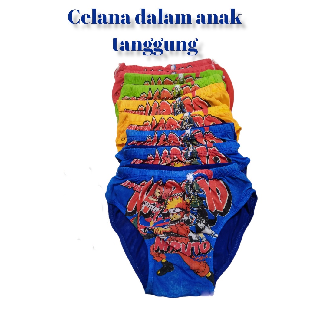 Celana Dalam Anak Laki-Laki Motif Naruto Spiderman/CD Karakter for KIDS