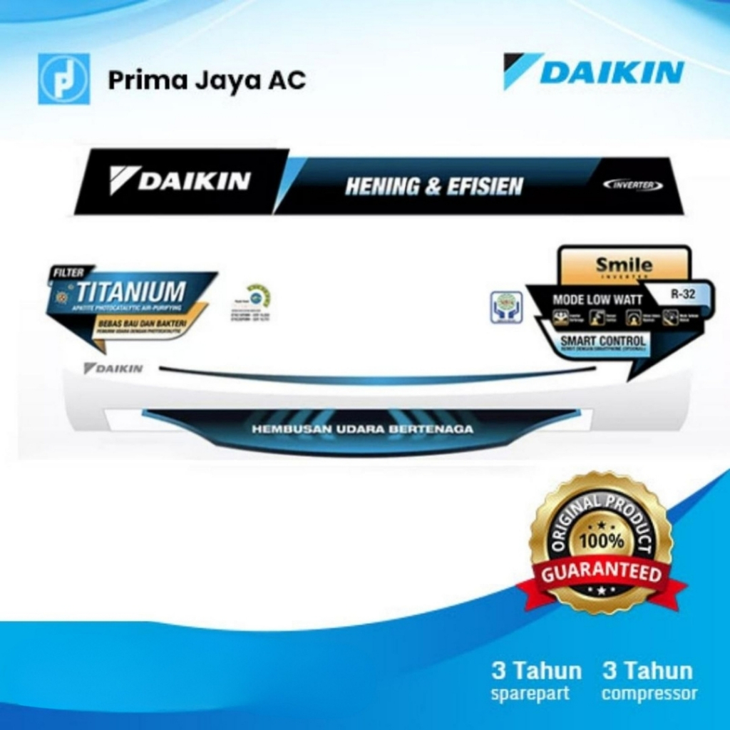 Prima Jaya AC DAIKIN STAR INVERTER 3PK FTKC71
