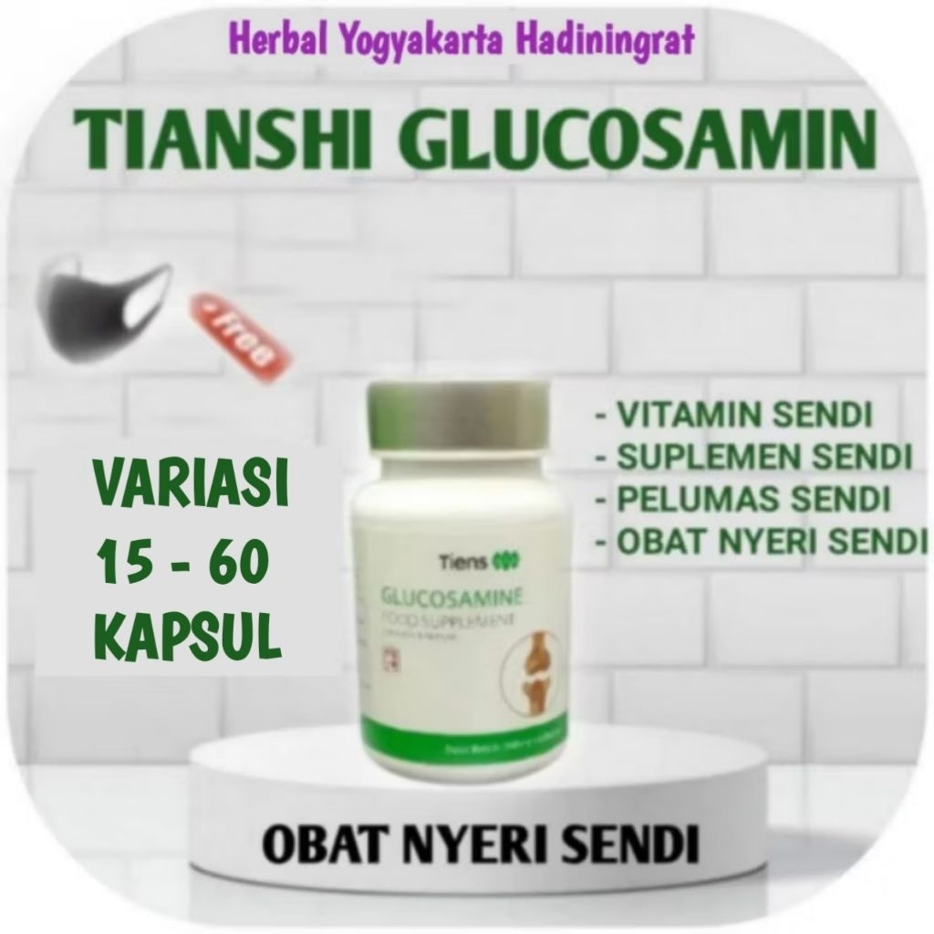 PROMO GLUKOSAMIN TIENS GLUCOSAMINE GLUKOSAMIN HERBAL PELUMAS SENDI VITAMIN SENDI OBAT RADANG NYERI