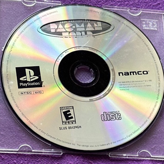 kaset ps1 ori Us pacman world