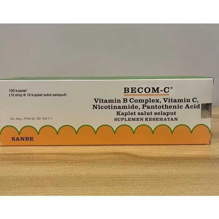 Becom-C Vitamin 1 box @ 10 strip 10 kaplet