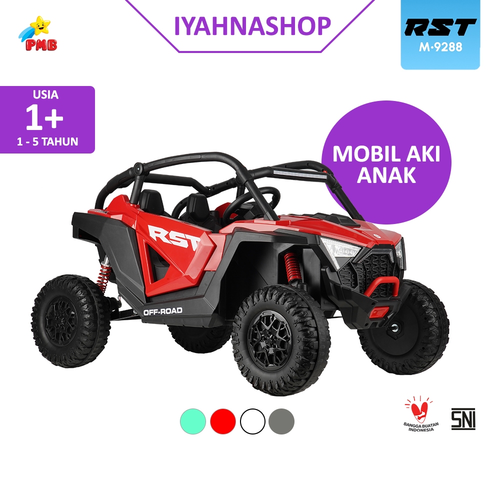 MAINAN MOBIL AKI BESAR ANAK REMOT CONTROL RST PMB M9288