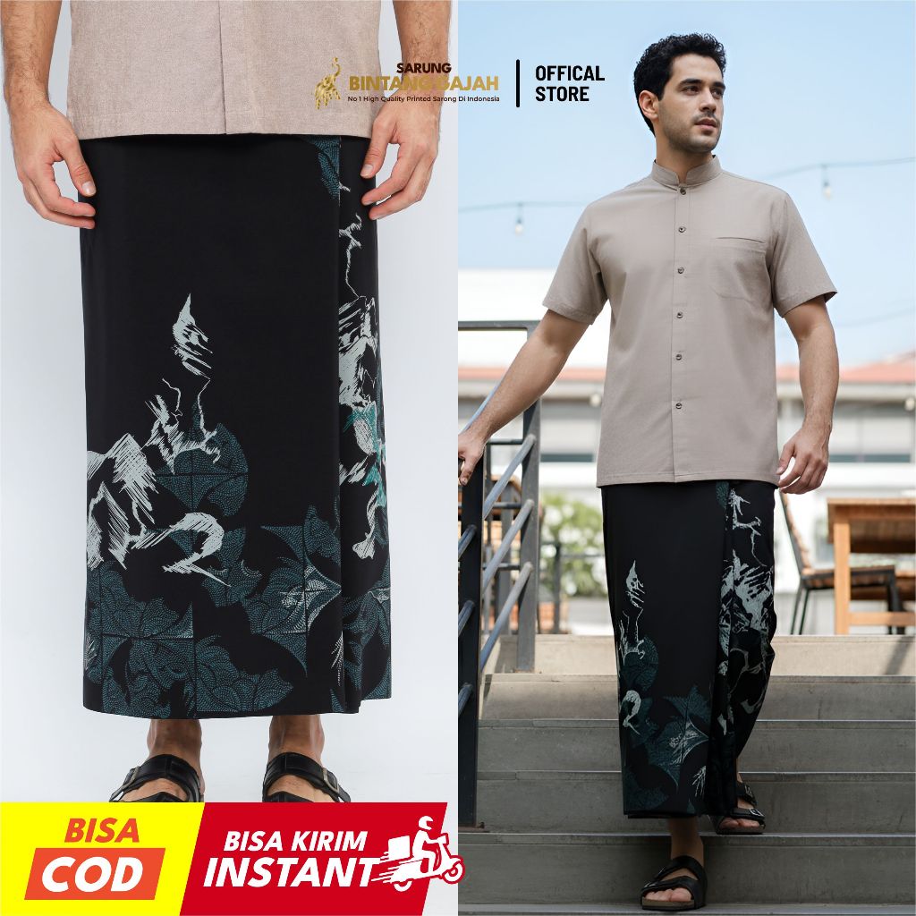 Sarung Bintang Gajah Onta Legenda WS 7214 SHOBAH Motif Abstrak Modern