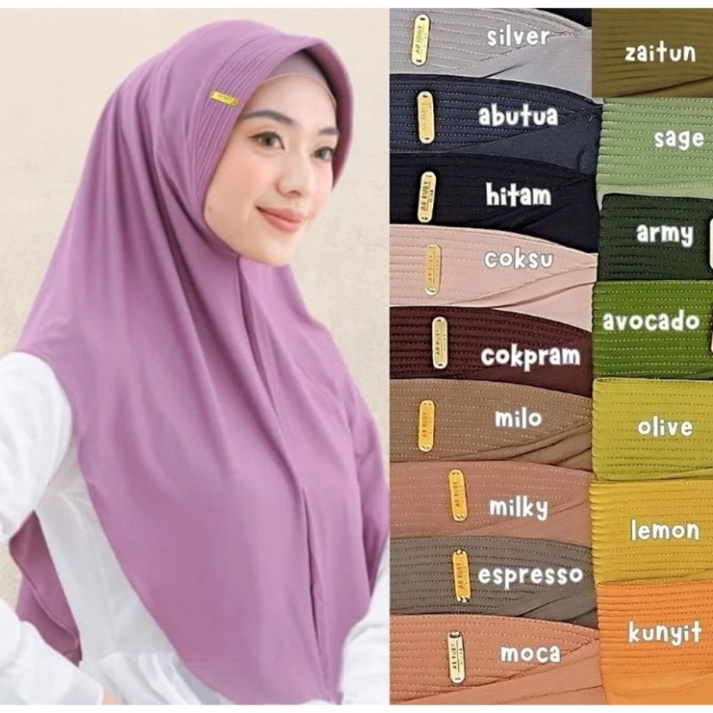 bergo hamidah instan size xl