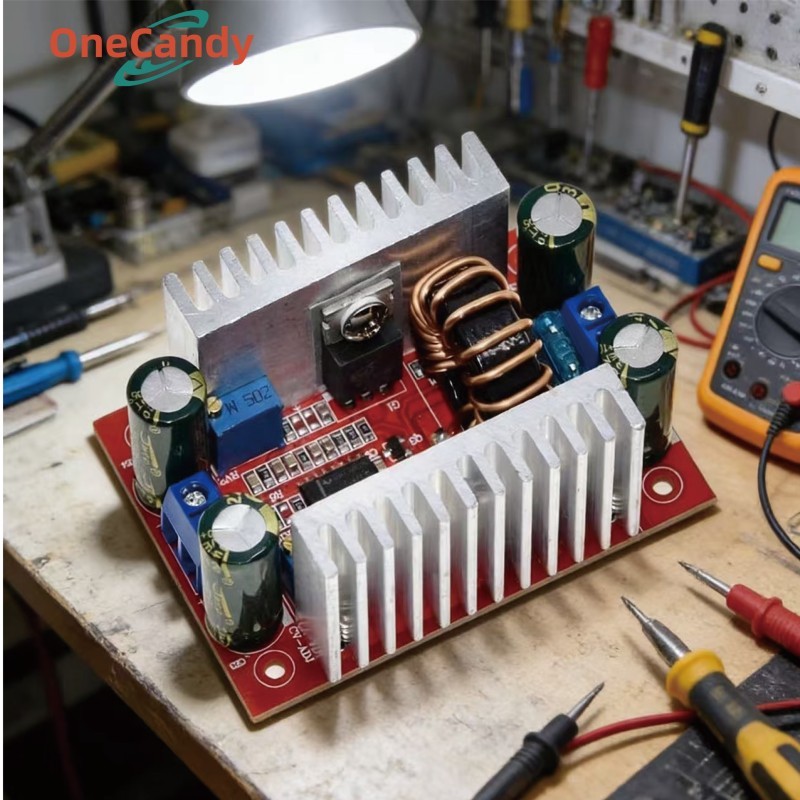 Modul Step Up DC To DC 12V24V To 36V48V 400W 15A Arus Konstan CC-CV Boost Converter DC-DC Step-up 8.
