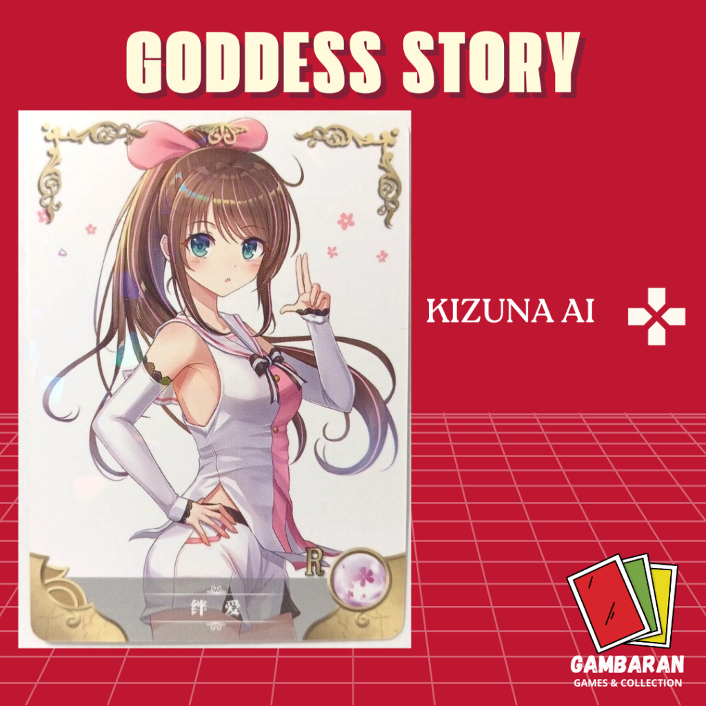 Kizuna AI R Goddess Story CCG Anime Waifu Card