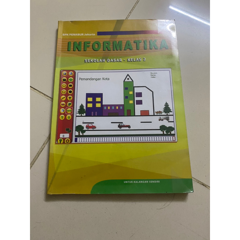 BUKU INFORMATIKA KELAS  2 SD (BPK PENABUR) (PRELOVED)