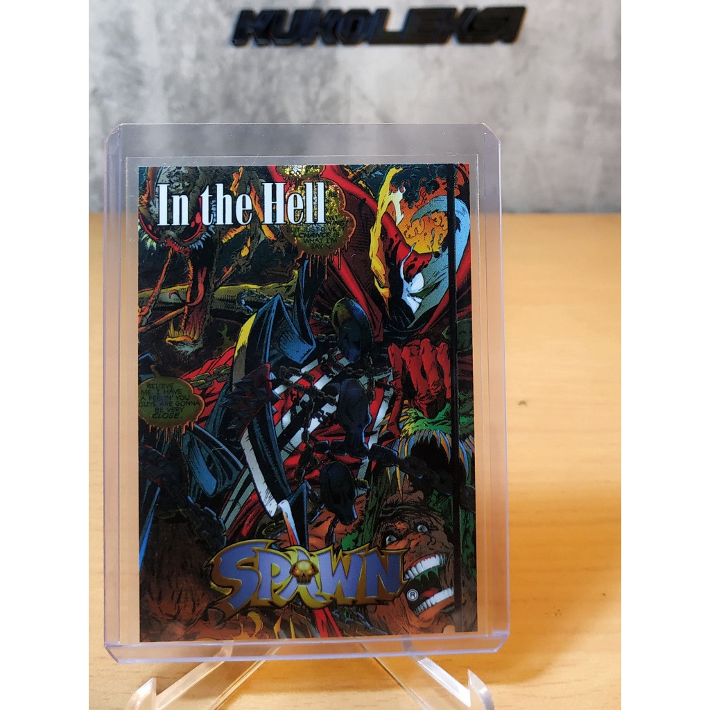 Kartu Trading Collectible card SPAWN-by EPOCH 1998-FOIL card- No 2 of 9