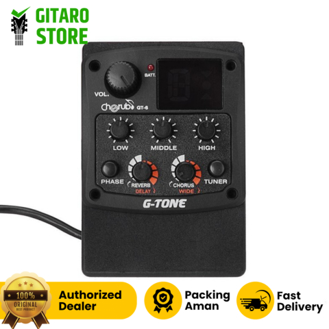 Acoustic Guitar Preamp Gitar Akustik G Tone GTone CHERUB GT6 GT 6