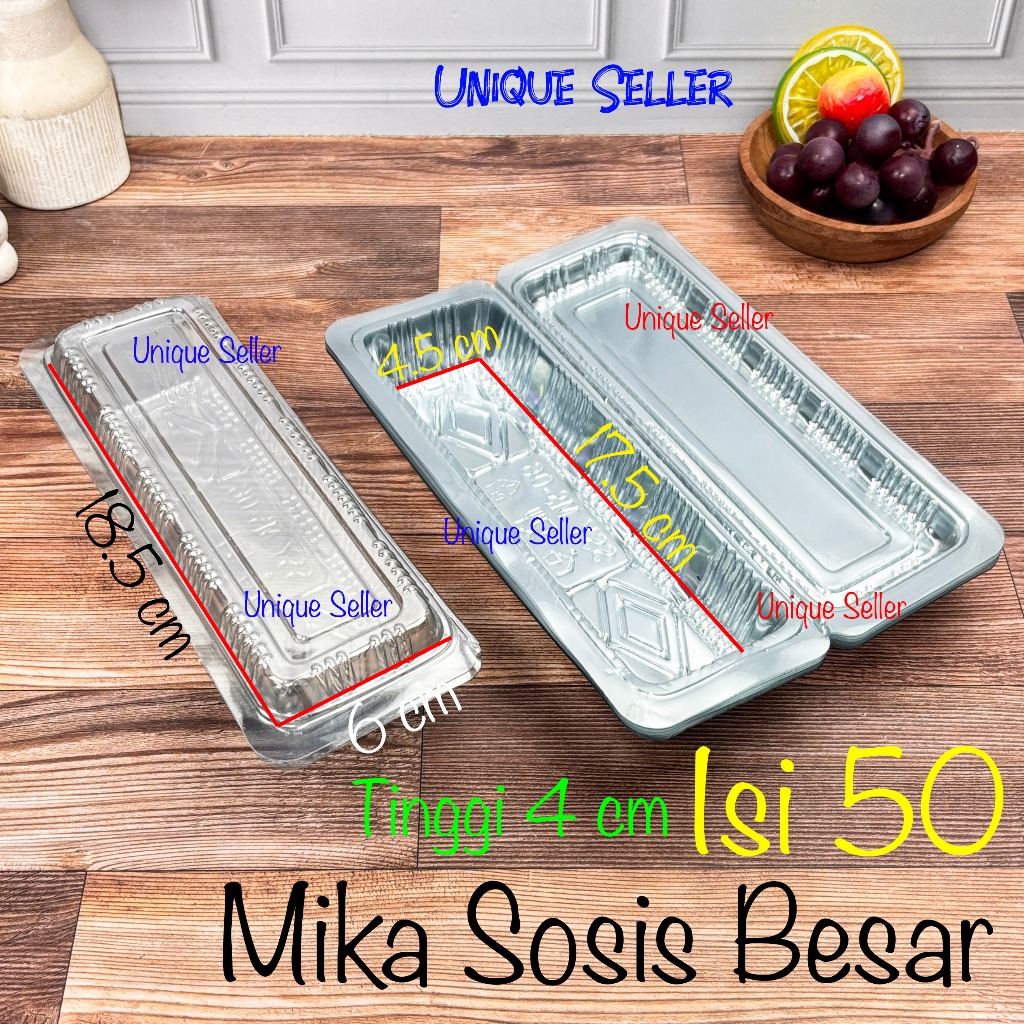 [isi50] Mika Sosis Besar MS-06 / Mika Sosis Kue Mochi Marshmallow Cake Kue Bulan