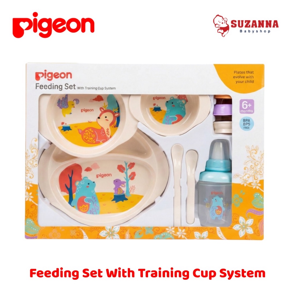PIGEON Feeding Set / Peralatan Makan Bayi