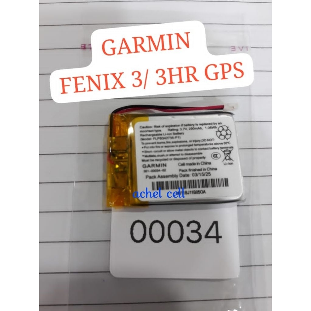 batrey batre garminn fenix 3 / fenix 3 HR (00034) ready....