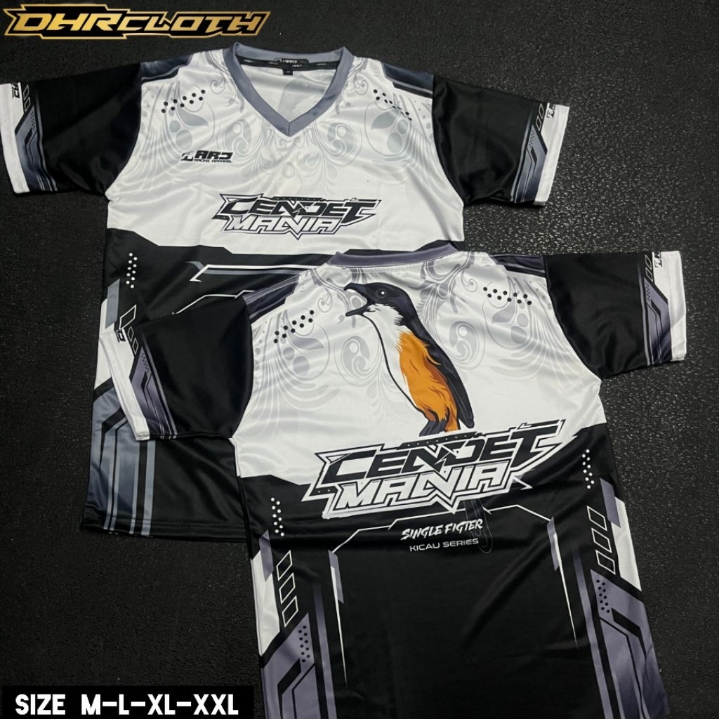 BAJU JERSEY CENDET KICAU MANIA /BAJU CENDET MANIA / KICAU MANIA CENDET