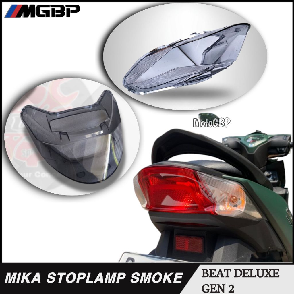 Mika StopLamp Beat Deluxe Gen2 Beat Street Beat New Cbs Mika Light Smoke Mika Lampu Belakang