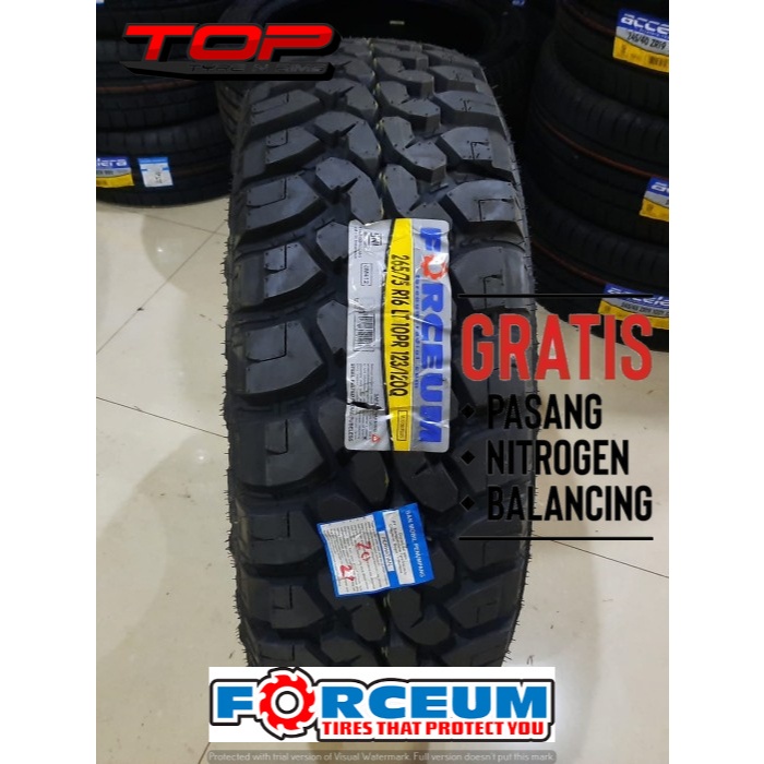 Ban Mobil Offroad R16 Forceum M/T 08 265 75 R16 Ban Mobil Tubles